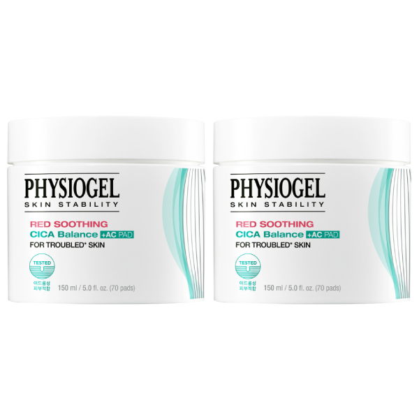 Physiogel潔美淨 積雪草水楊酸毛孔緊緻淨膚棉 70片 2入組