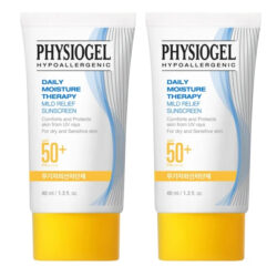 Physiogel潔美淨 低敏全物理保濕防曬霜SPF50+PA++++ 2入組