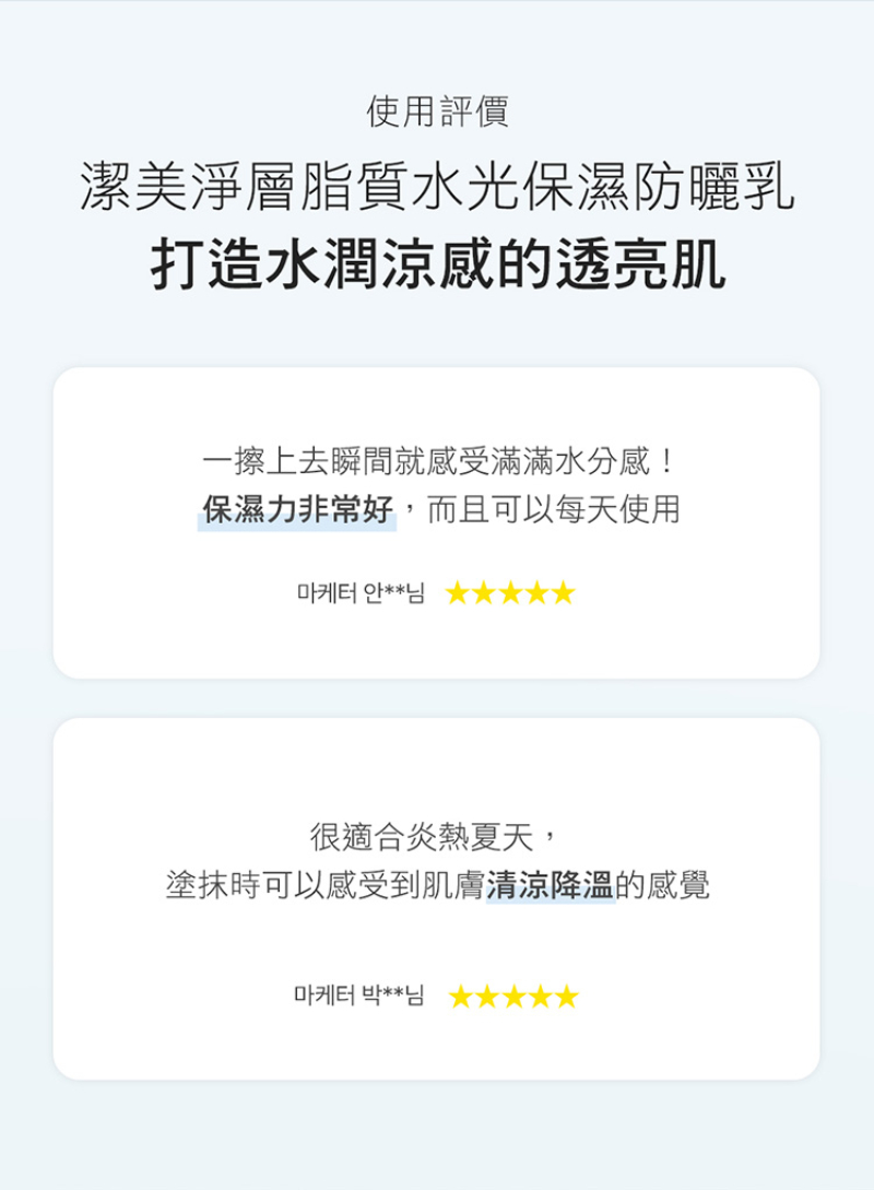 Physiogel潔美淨 層脂質水光保濕防曬乳SPF50 PA++++