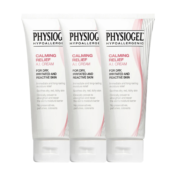 Physiogel潔美淨 層脂質安撫修護AI乳霜 100ml 3入組